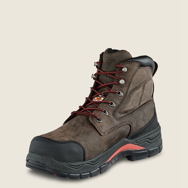 Mens Red Wing King Toe® Adc - 6-inch Insulated Waterproof Csa Toe - Safety Boots Dark Grey - ODL3928